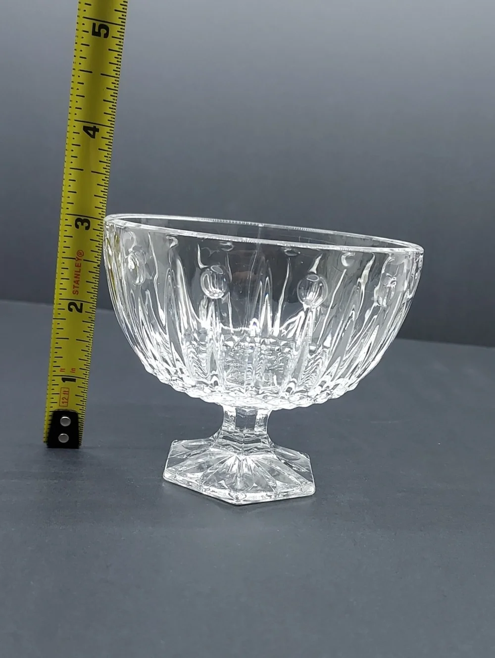Vintage Studio Crystal Glass Dessert Bowls